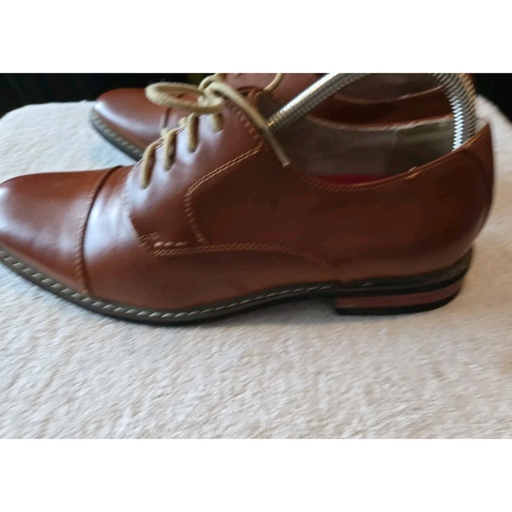 Bruno Marc Men's Dress Oxford Shoes Classic Lace Up Formal Cap Toe Shoes Size 8